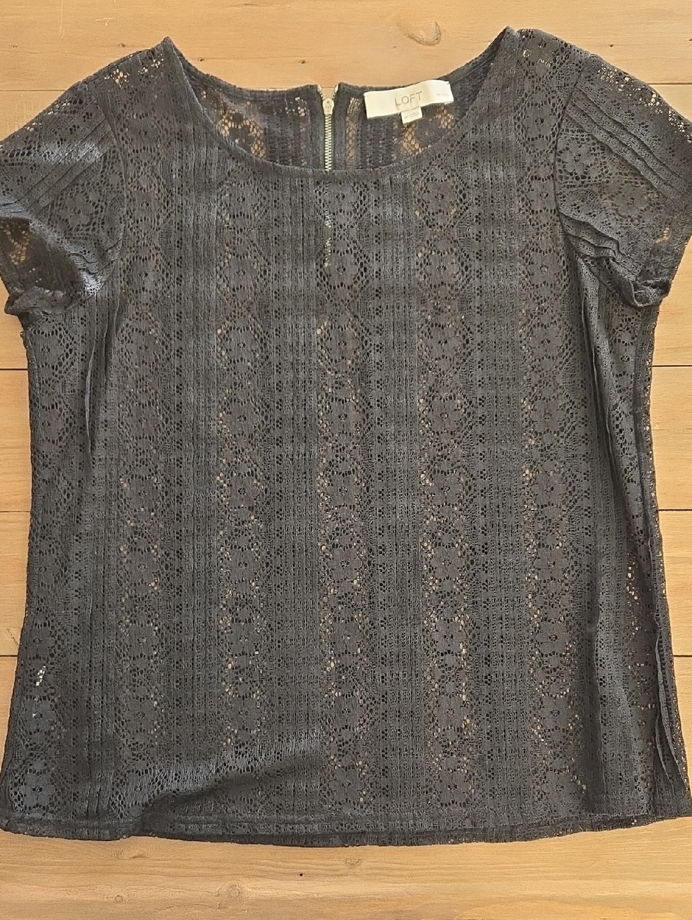LOFT Black Lace Blouse MP